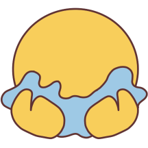 A yellow person's hands washing their face with water